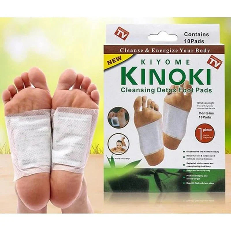 PLASTURI DE DETOXIFIERE KINOKI + PANSAMENTE PE BAZĂ DE PELIN CADOU