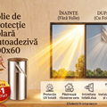 Folie Protecție Solară Autoadezivă pentru Geam — Blochează Căldura și UV
