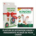PLASTURI DE DETOXIFIERE KINOKI + PANSAMENTE PE BAZĂ DE PELIN CADOU